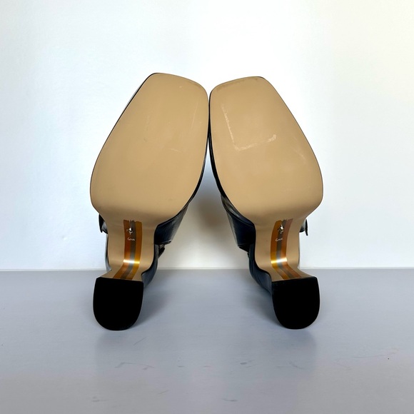 Sam Edelman Jildie Slingback Mary Jane Heels Black Patent NWOB Size 6.5 - Picture 11 of 16